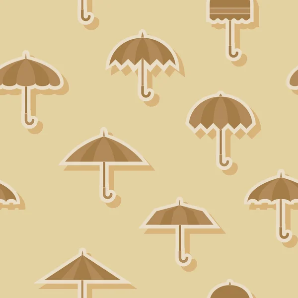 Seamless background with umbrellas — Stock Vector