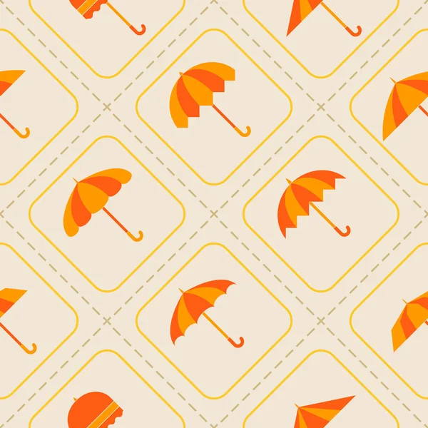 Безшовний фон з парасольками — стоковий вектор