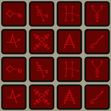 Büyü sihir kitabı Ortaçağ simya belirtileri ile sorunsuz arka plan