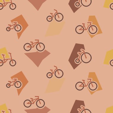Bisiklet ile sorunsuz arka plan