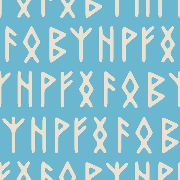 Fond sans couture avec runes — Image vectorielle