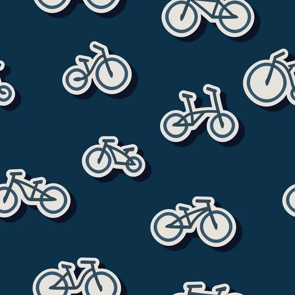 Fondo sin costuras con bicicletas — Vector de stock