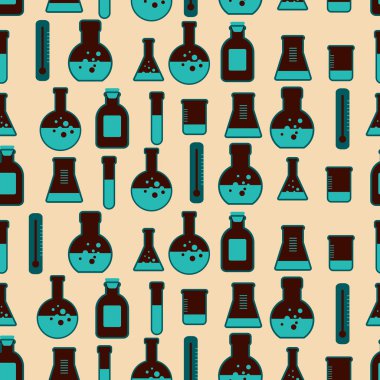 Kimyasal ekipmanlar ile sorunsuz arka plan