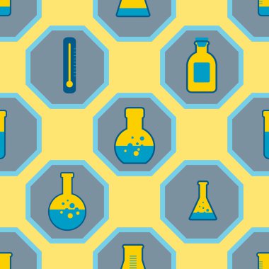 Kimyasal ekipmanlar ile sorunsuz arka plan