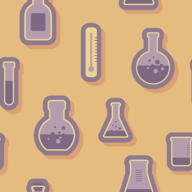 Kimyasal ekipmanlar ile sorunsuz arka plan