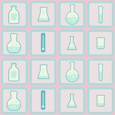 Kimyasal ekipmanlar ile sorunsuz arka plan