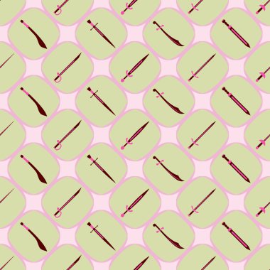 Kılıçlı sorunsuz arka plan