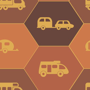 Römork ile sorunsuz arka plan