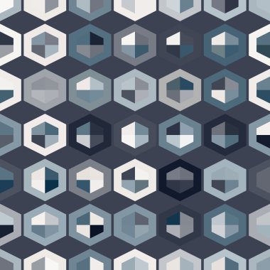 Soyut geometrik şekillere sahip kusursuz arkaplan