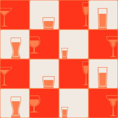 İçki cam ile sorunsuz arka plan