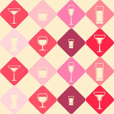 İçki cam ile sorunsuz arka plan