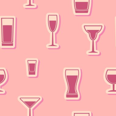 İçki cam ile sorunsuz arka plan