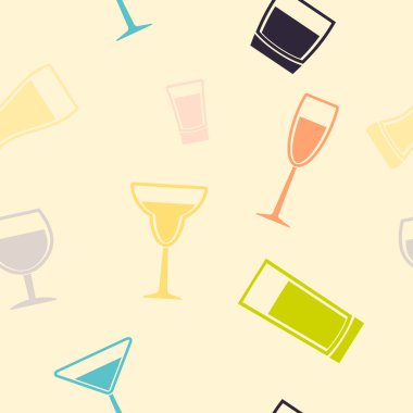 İçki cam ile sorunsuz arka plan