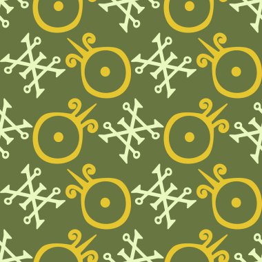 Simya süreçlerin sembolleri ile sorunsuz arka plan