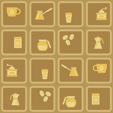 Kahve ile sorunsuz arka plan