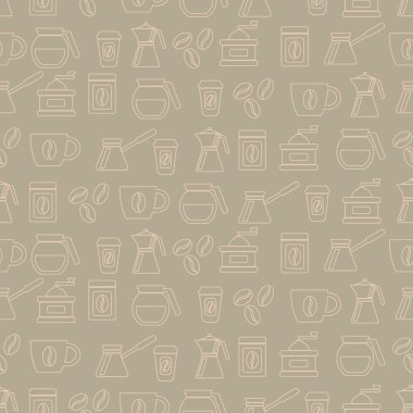 Kahve ile sorunsuz arka plan