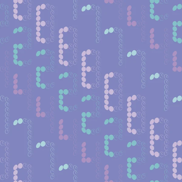 Naadloze achtergrond met getallen — Stockvector