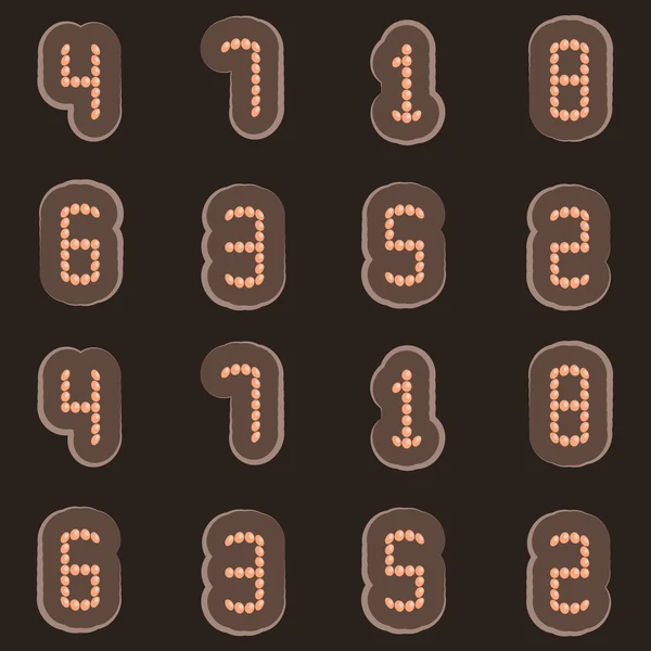Безшовний фон з цифрами — стоковий вектор
