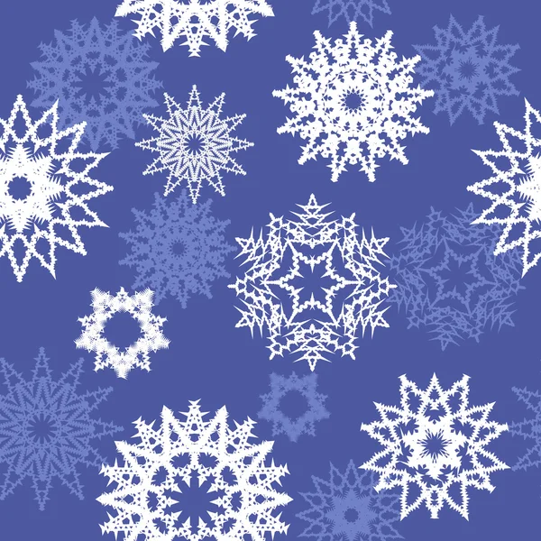 겨울 테마와 완벽 한 기하학적 패턴 — 스톡 벡터