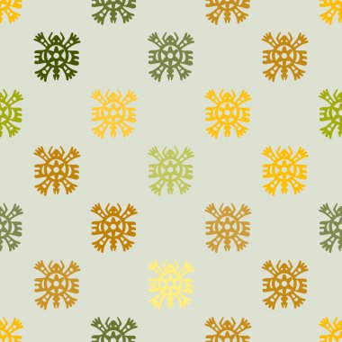 Sorunsuz imkanı arka plan ile Amerika yerlileri emanetler dingbats karakterler