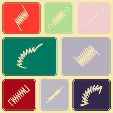 Yaylar ile sorunsuz arka plan