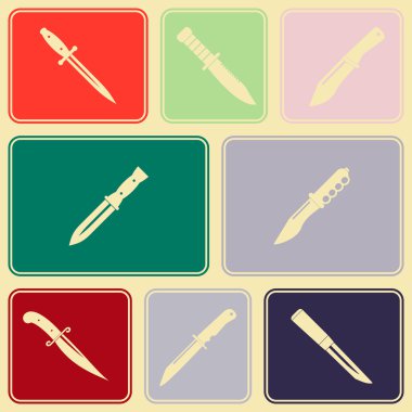 Savaş bıçak ile sorunsuz arka plan