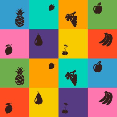 Meyveli pürüzsüz arkaplan