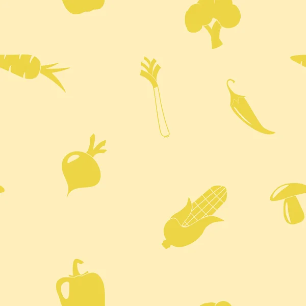 Fondo sin costuras con verduras — Vector de stock