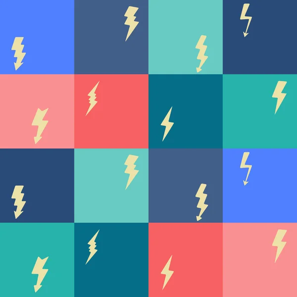 Seamless background with lightning — Stock Vector