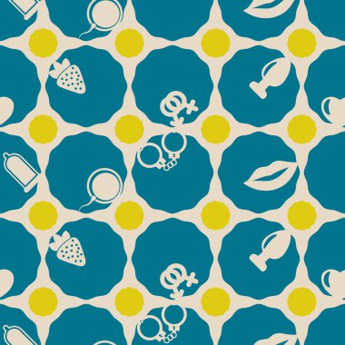 seks sembolleri ile sorunsuz arka plan