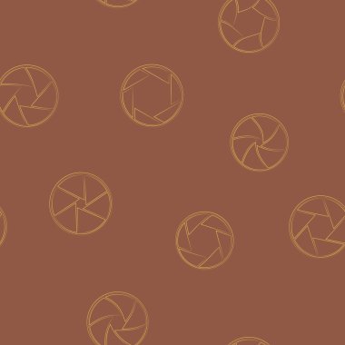 Fotoğraf makinesi obtüratör sembolleri ile sorunsuz arka plan