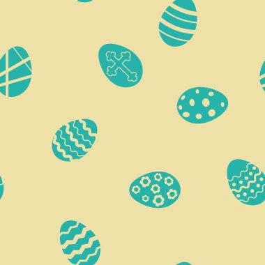 Paskalya yumurtalarıyla kusursuz bir arkaplan