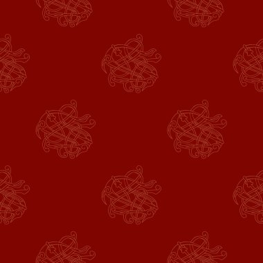 Celtic sanat ve etnik süs eşyaları ile Seamless Modeli