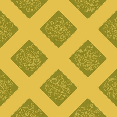 Celtic sanat ve etnik süs eşyaları ile Seamless Modeli