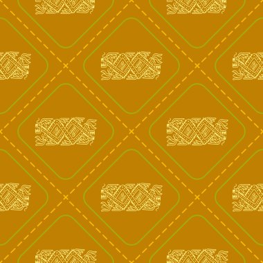 Amerika yerlileri sanat ve etnik süslemeli seamless modeli