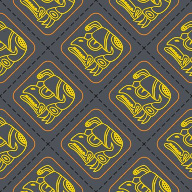 Glifler Maya dönemleri takvim adları ile Seamless Modeli