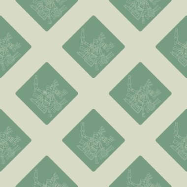 Aztek el yazmaları sembolleri ile Seamless Modeli