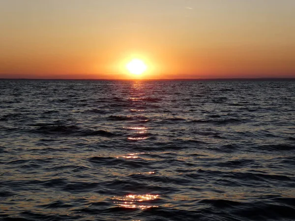 Sea Landscape Sunset — Stock Photo, Image