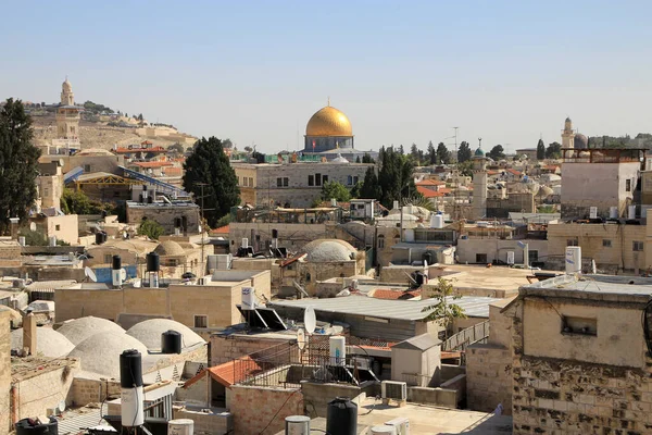 Muslimisches Viertel Der Altstadt Von Jerusalem Israel — Stockfoto