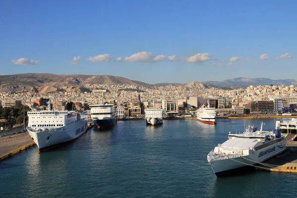 View Harbor Piraeus Greece — Stock Photo, Image