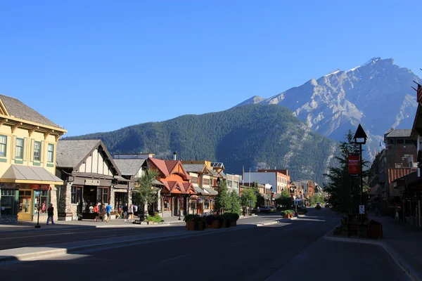 Die Straße im Banff — Stockfoto