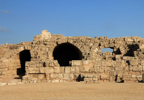 Разрушение античной Цезарии — стоковое фото
