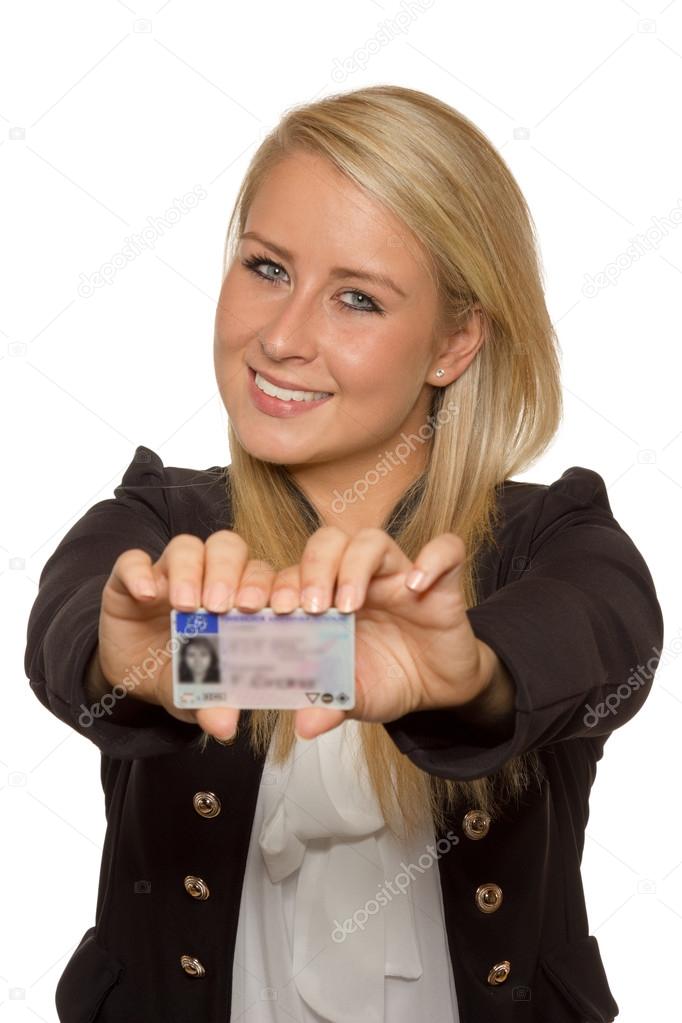 Driving License Coconut Kitty Id Card