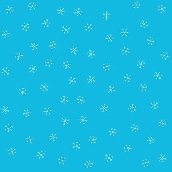 Απρόσκοπτη Χριστουγεννιάτικο Μοτίβο Doodle Χέρι Τυχαία Σχεδιασμένες Νιφάδες Χιονιού Χαρτί — Φωτογραφία Αρχείου