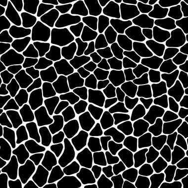 Terrazzo modern modaya uygun renksiz desenler. Düzensiz şekilleri olan soyut yaratıcı arkaplan. Ambalaj kağıdı, tekstil, baskı, duvar kağıdı, terrazzo döşemesi için ideal. Beyaz siyah.