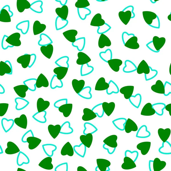 Simple Heart Seamless Pattern Endless Chaotic Texture Made Tiny Heart — Stock Photo, Image