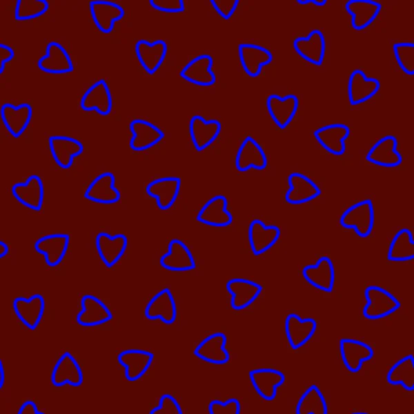 Einfache Herzen Nahtloses Muster Endlose Chaotische Textur Aus Winzigen Herzen — Stockfoto