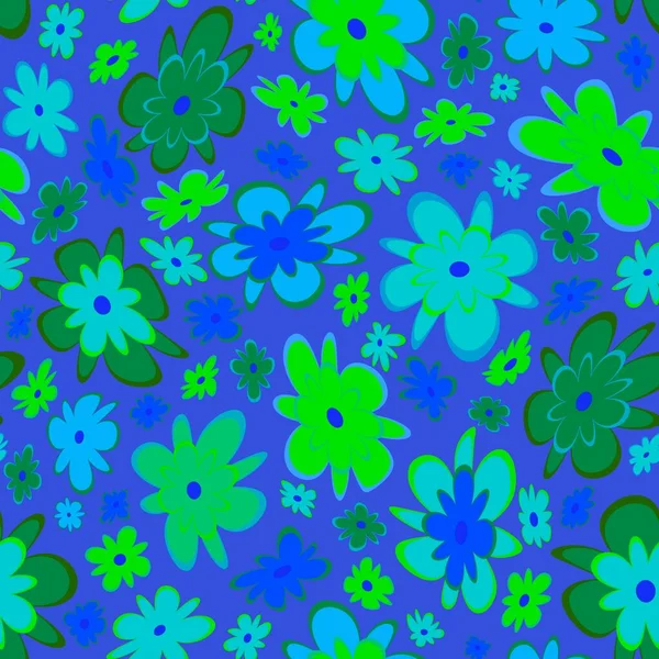 Trendy Fabric Pattern Miniature Flowers Summer Print Fashion Design Motifs — Stock Photo, Image