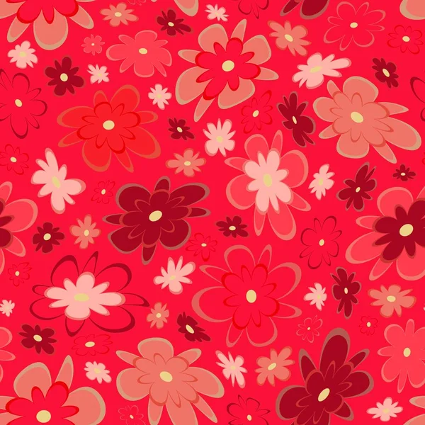 Trendy Fabric Pattern Miniature Flowers Summer Print Fashion Design Motifs — Stock Photo, Image