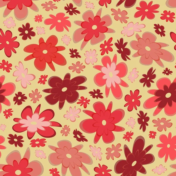 Modny Wzór Tkaniny Miniaturowymi Kwiatami Letni Nadruk Projektowanie Mody Motywy — Zdjęcie stockowe